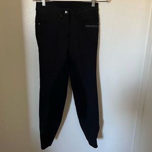 ROMFH black equestrian riding breeches size 26L